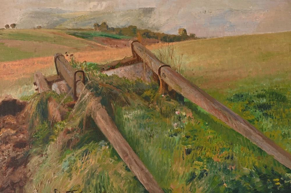 Sei paesaggi. Nafraiture - Carmelo nelle Fiandre, Heist sur Mer, Paesaggio a Nafraiture (1895), Heist, Ardenne 3